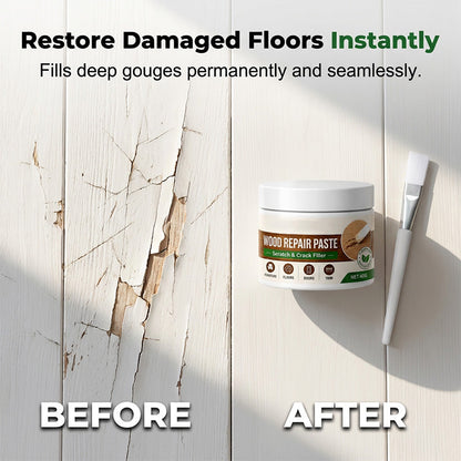 🥳2026 HOT SALE🥳 50% OFF!🪑 Furniture & Floor Repair Paste – Works on tables, cabinets & wooden floors. Covers scuffs & peeling. No more ugly scratches! 🏠✅